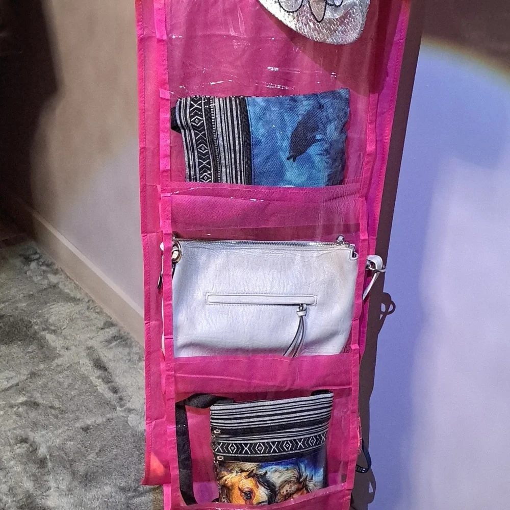 PINK HANDBAG HOLDER - Picture 2 of 3